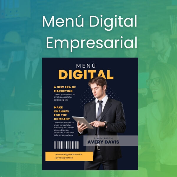 Menú Digital Empresarial